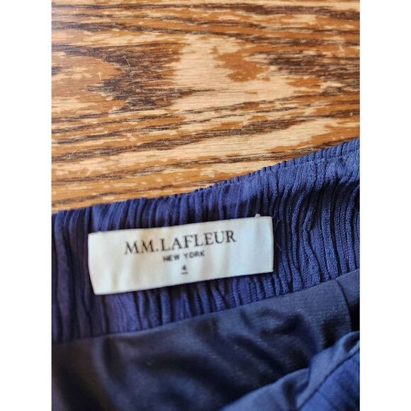 MM. Lafleur New York Montgomery Skirt In Aegean Blue sz 4 - Picture 5 of 5